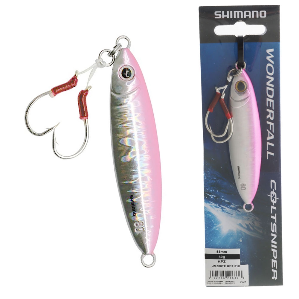 Shimano Coltsniper Wonderfall Micro Jig Keimura 80g Pink Zebra