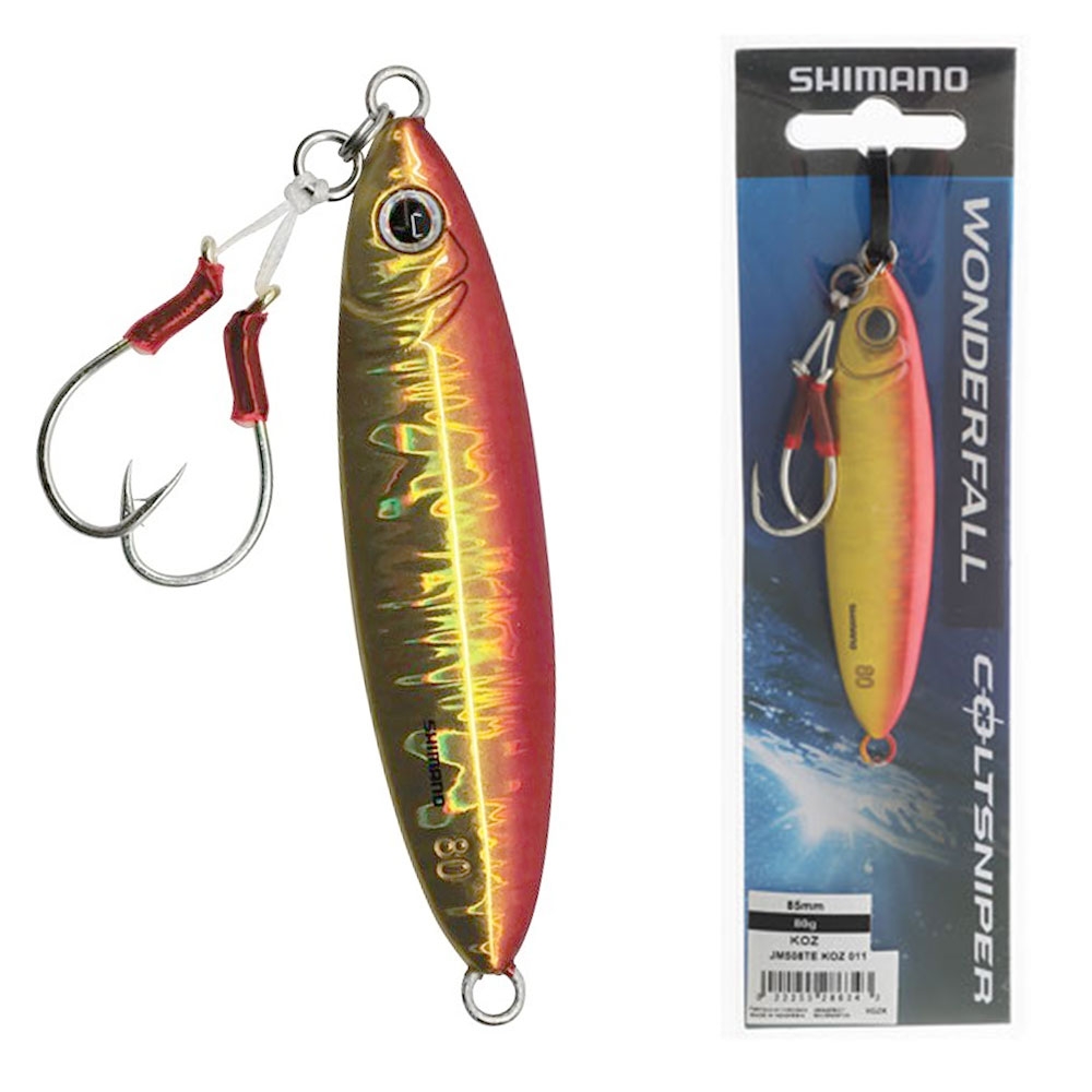 Shimano Coltsniper Wonderfall Micro Jig Keimura 80g Orange Zebra