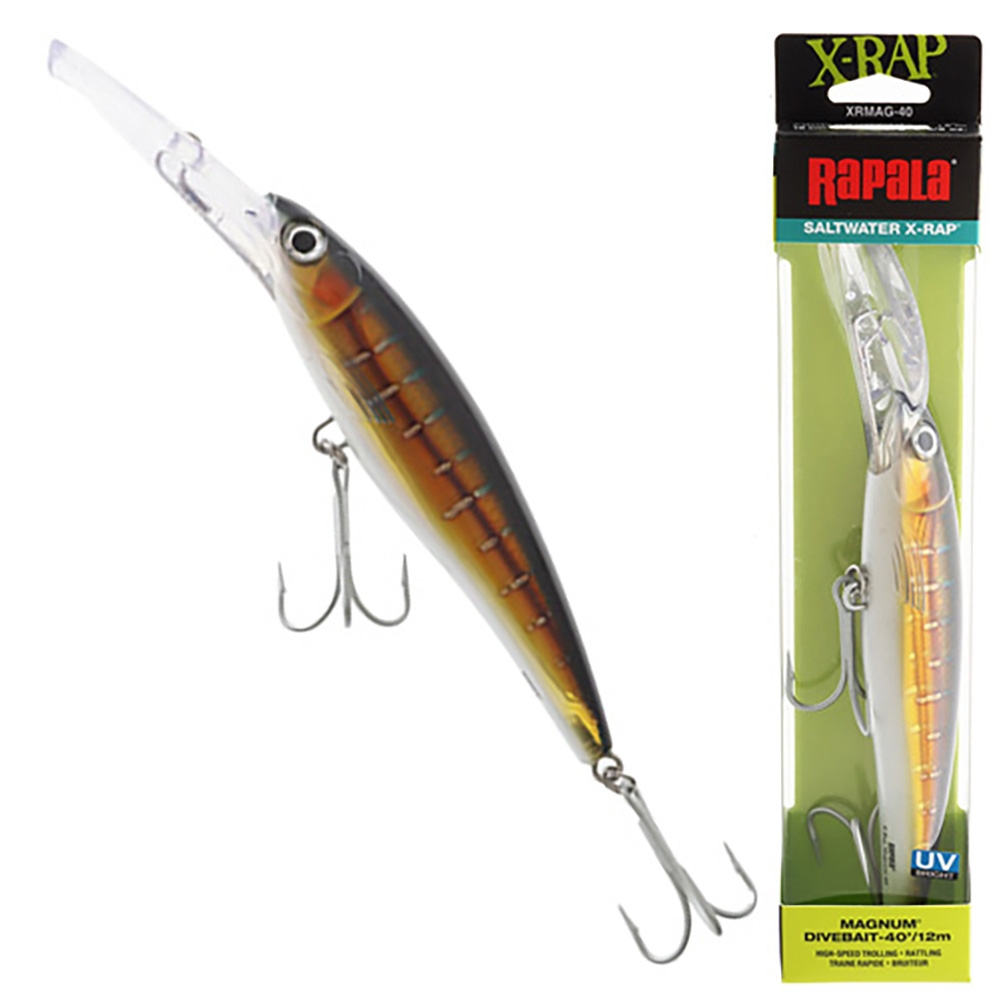 Rapala X-Rap Magnum 40 Deep Diving Lure 18cm 97g HD Sail Fish UV