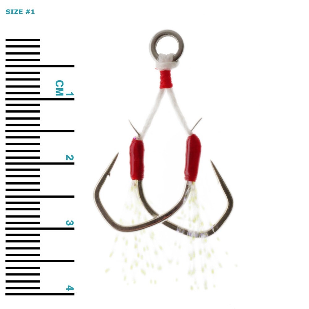 VMC 7117AH TI Slow Jigging Assist Hooks