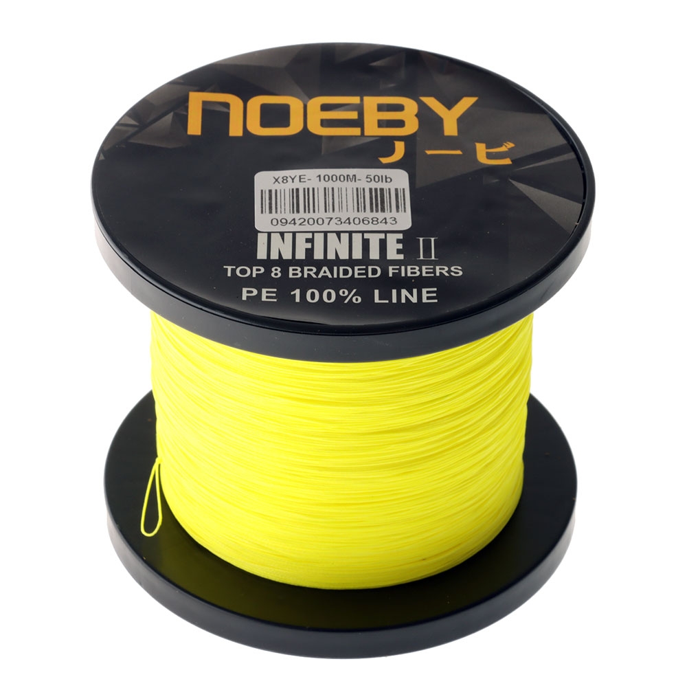 NOEBY Infinite II X8 PE Braid Yellow 1000m 50lb