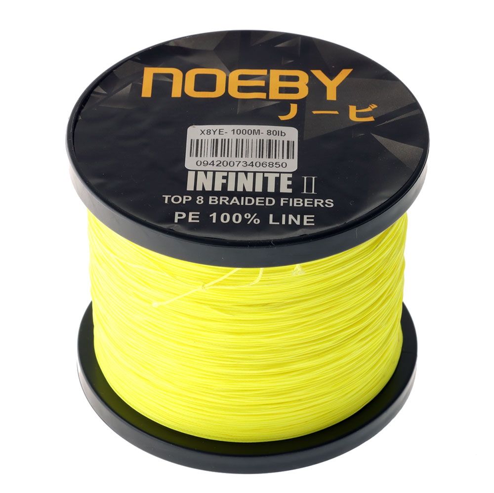 NOEBY Infinite II X8 PE Braid Yellow 1000m 80lb