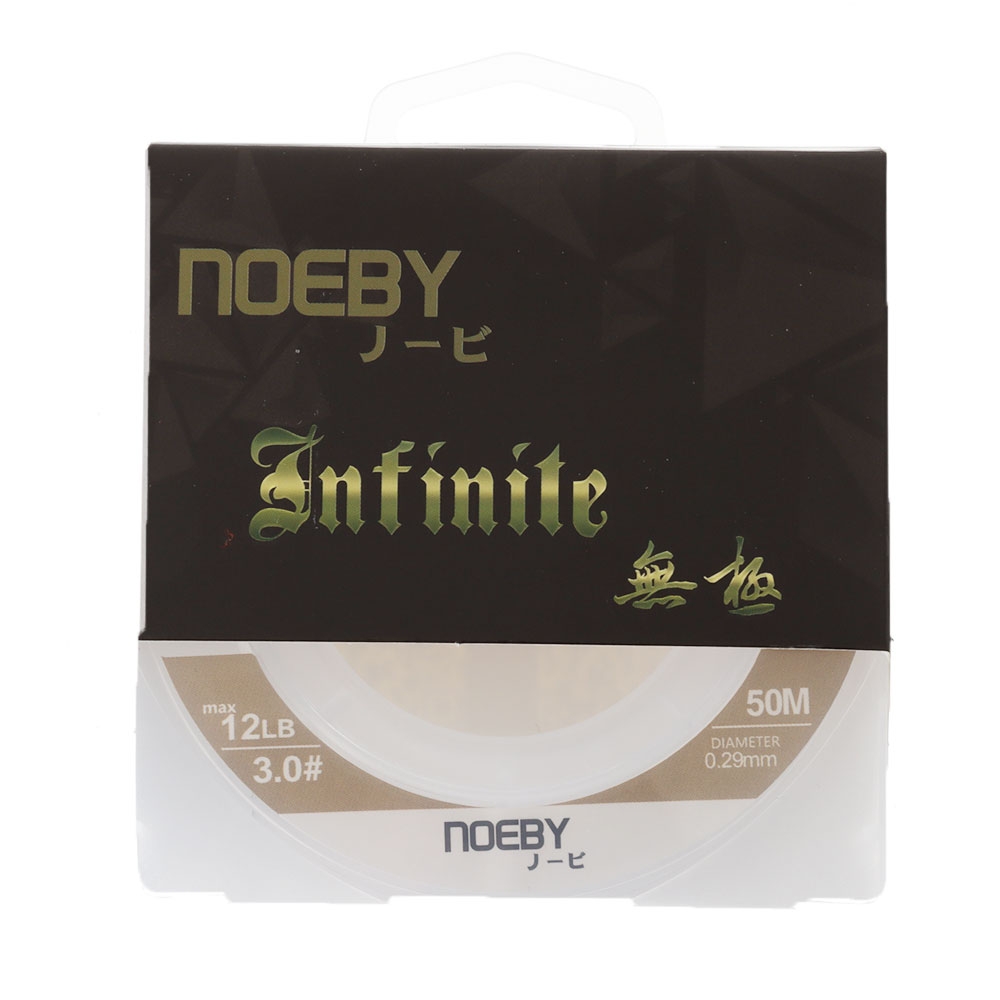 NOEBY Infinite Pure Fluorocarbon Leader Trace 50m 12lb 0.29mm