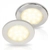 Hella Marine EuroLED 115 Downlight 10-33V Warm White White Spacer with Switch - White Rim Blister