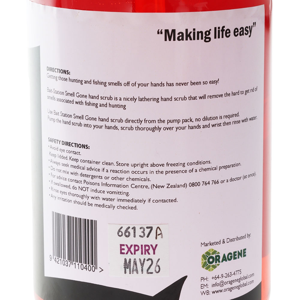 Bait-Station Smell Gone Hand Scrub 500ml