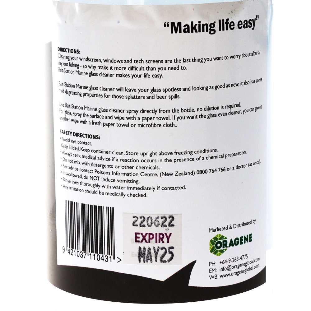 Bait-Station Marine Glass Cleaner Spray 500ml