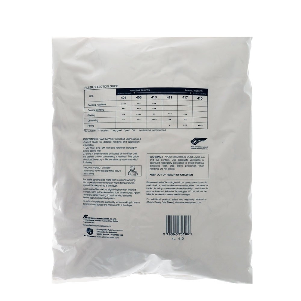 West System 410 Microlight Low Density Epoxy Filler 4L