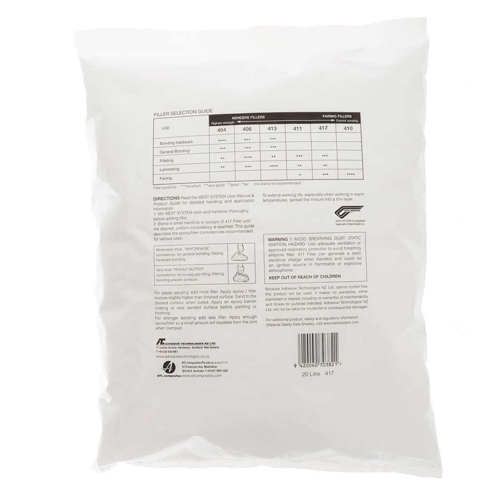 West System 411 Microsphere Blend Filleting Filler 4L