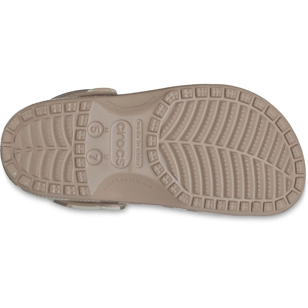 Crocs Classic Printed Camo Clogs Mushroom/Multi Mean US13