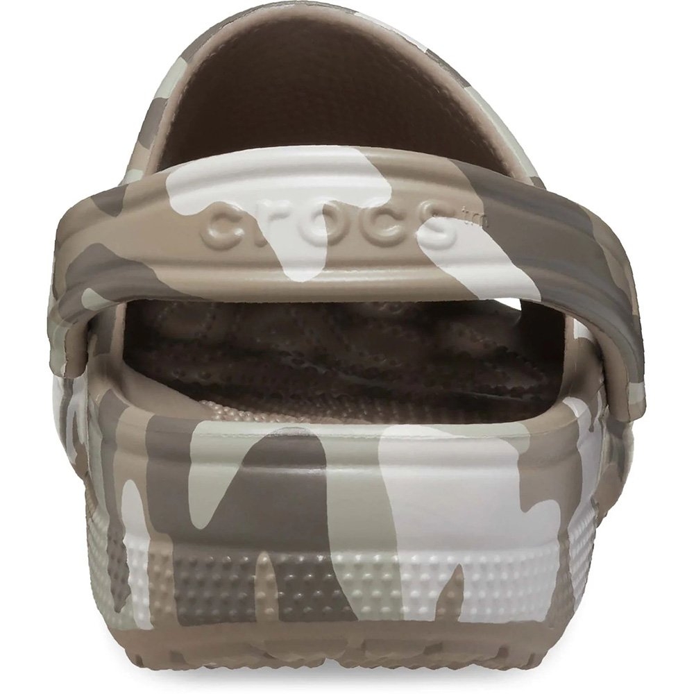 Crocs Classic Printed Camo Clogs Mushroom/Multi Mean US13