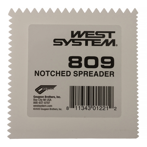 West System V-Notched Epoxy Glue Spreader