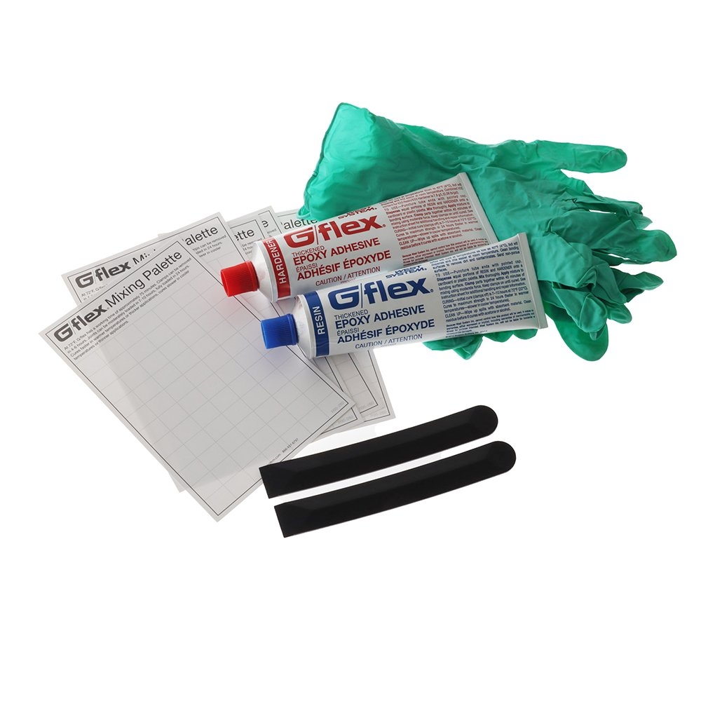 West System G/flex Thick Epoxy Adhesive Plastic Boat Repair Kit
