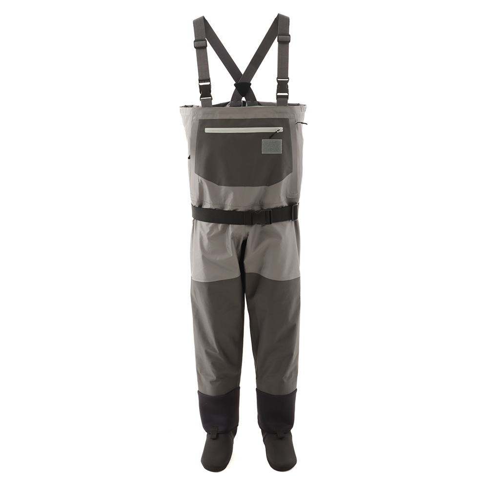 Black Shag Breathable Chest Waders Long 2XL 12-13