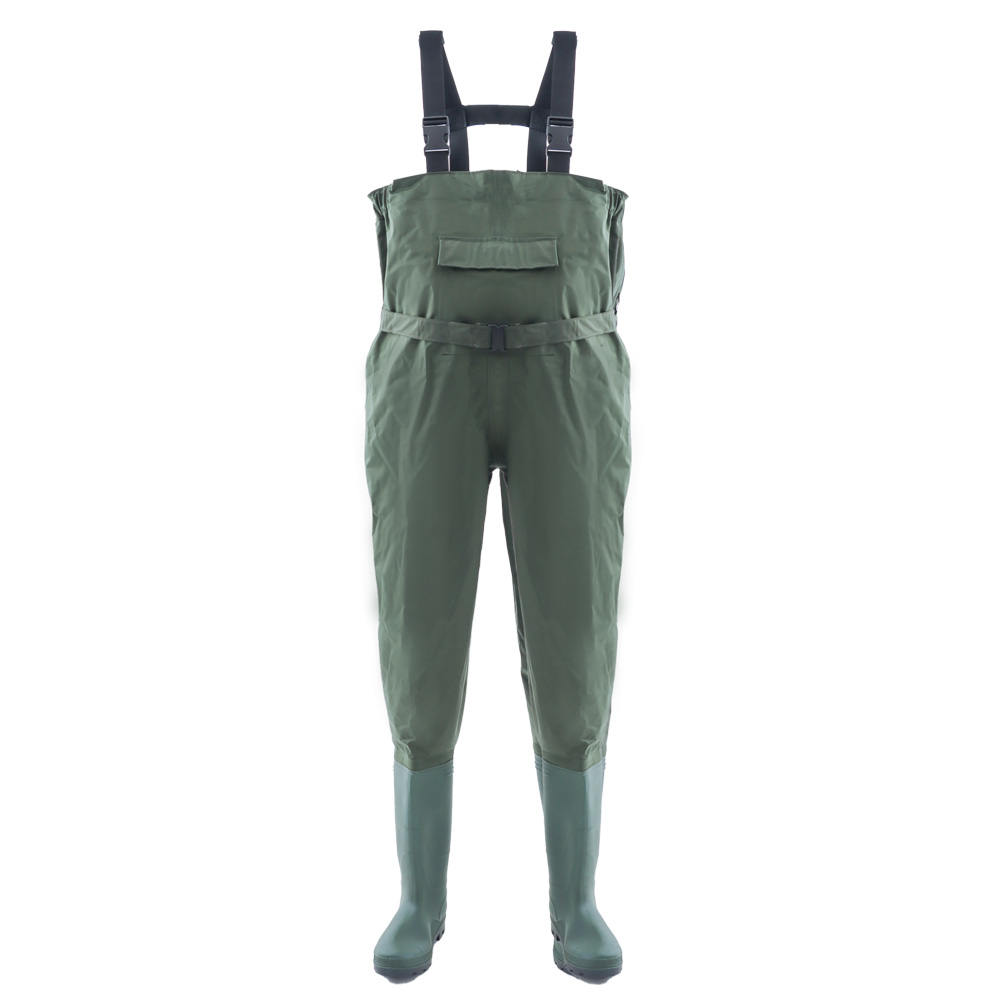 Black Shag PVC Chest Waders #12