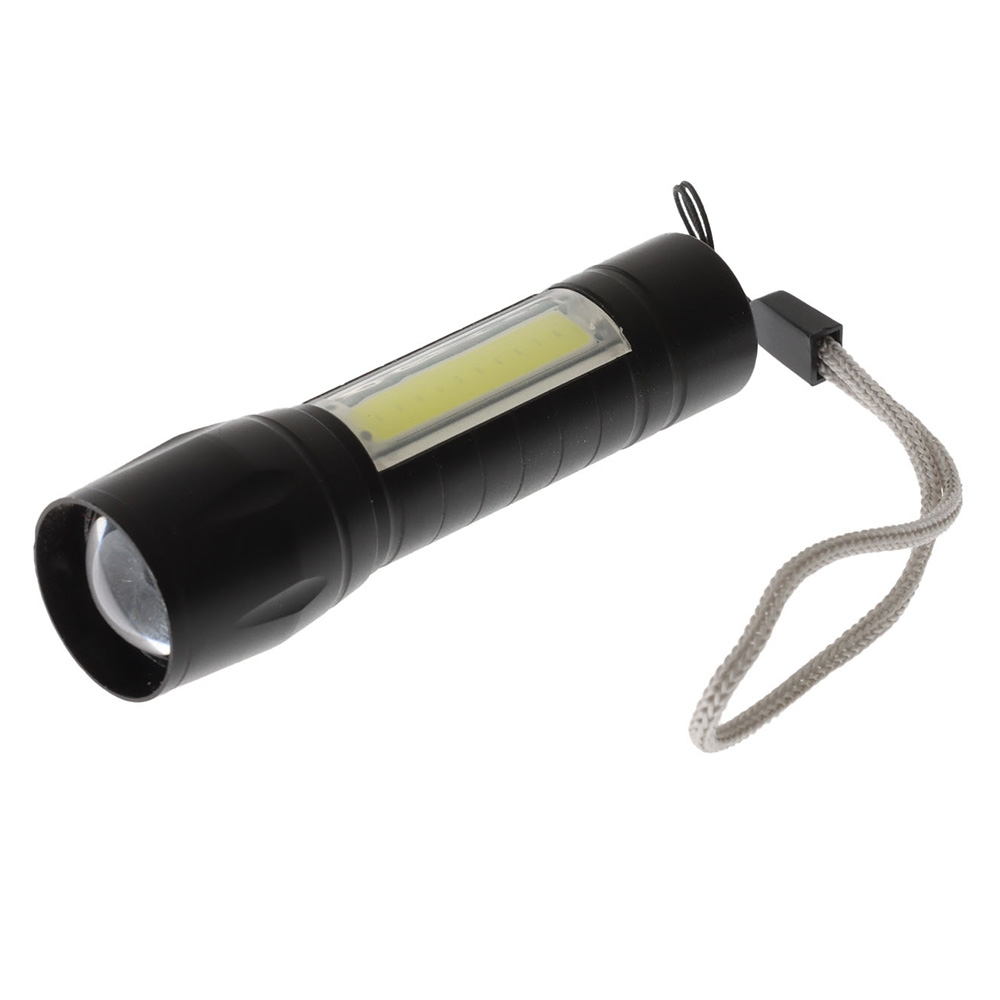 Holiday Rechargeable Mini LED Torch with COB 3W 120 Lumens