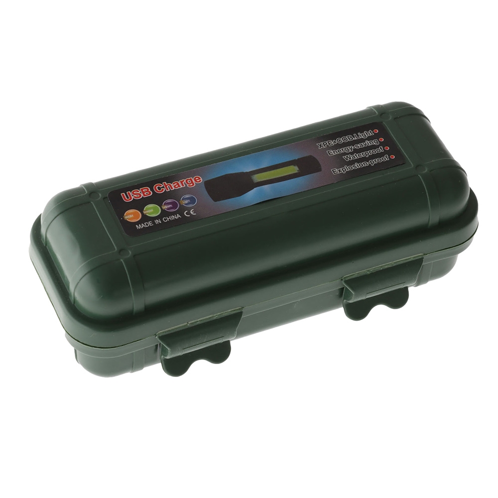 Holiday Rechargeable Mini LED Torch with COB 3W 120 Lumens