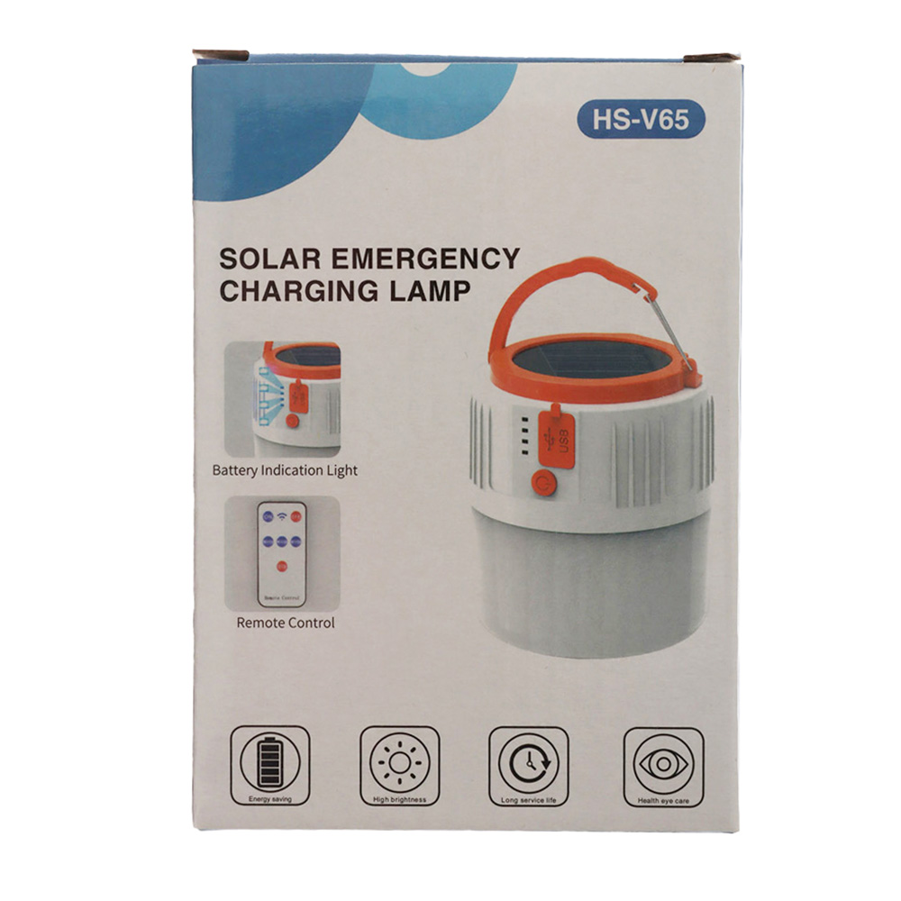 Holiday USB Rechargeable Solar LED Camping Lantern 1600mAh