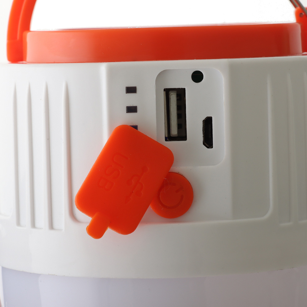 Holiday USB Rechargeable Solar LED Camping Lantern 1600mAh