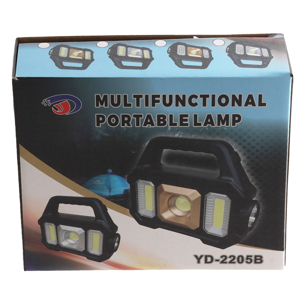 Holiday USB Rechargeable / Solar LED Work Light with COB 300 Lumens 1800mAh