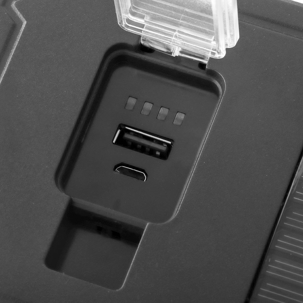 Holiday USB Rechargeable / Solar LED Work Light with COB 300 Lumens 1800mAh