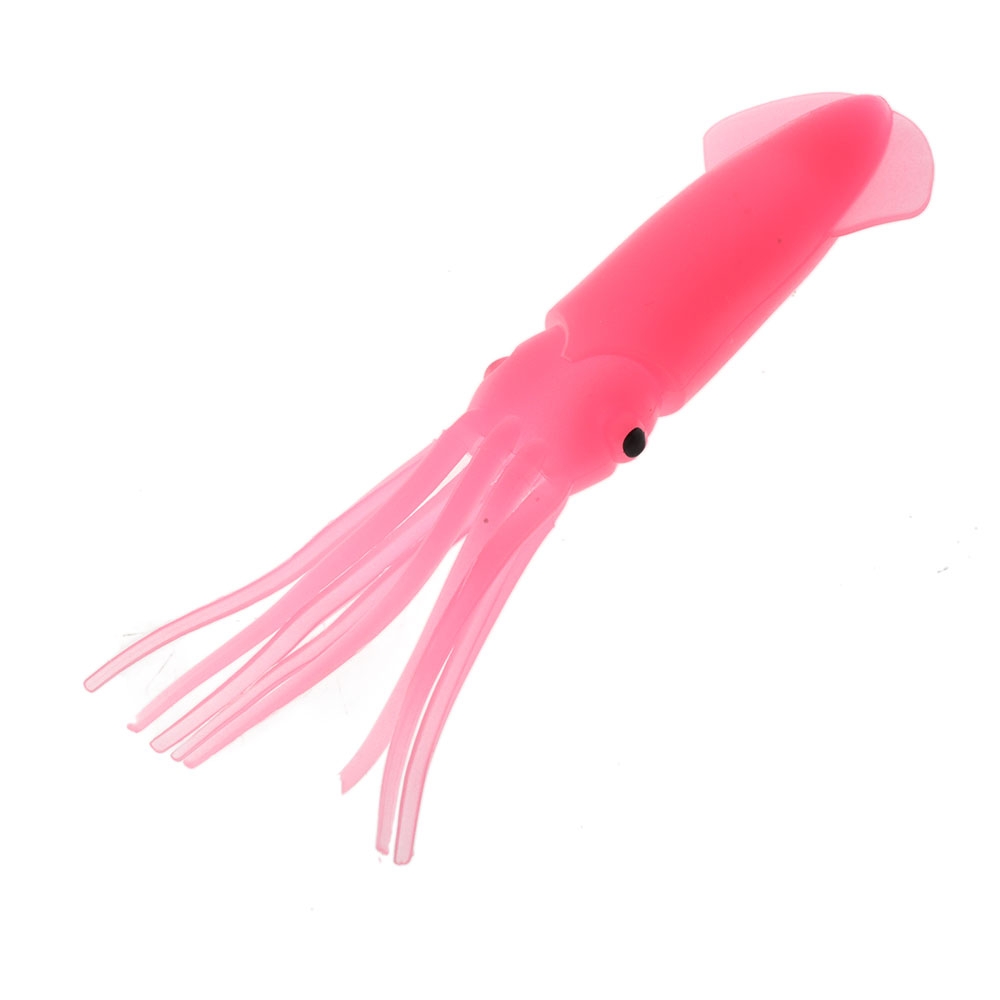 Holiday Lumo Squid Lure Pink Qty 4