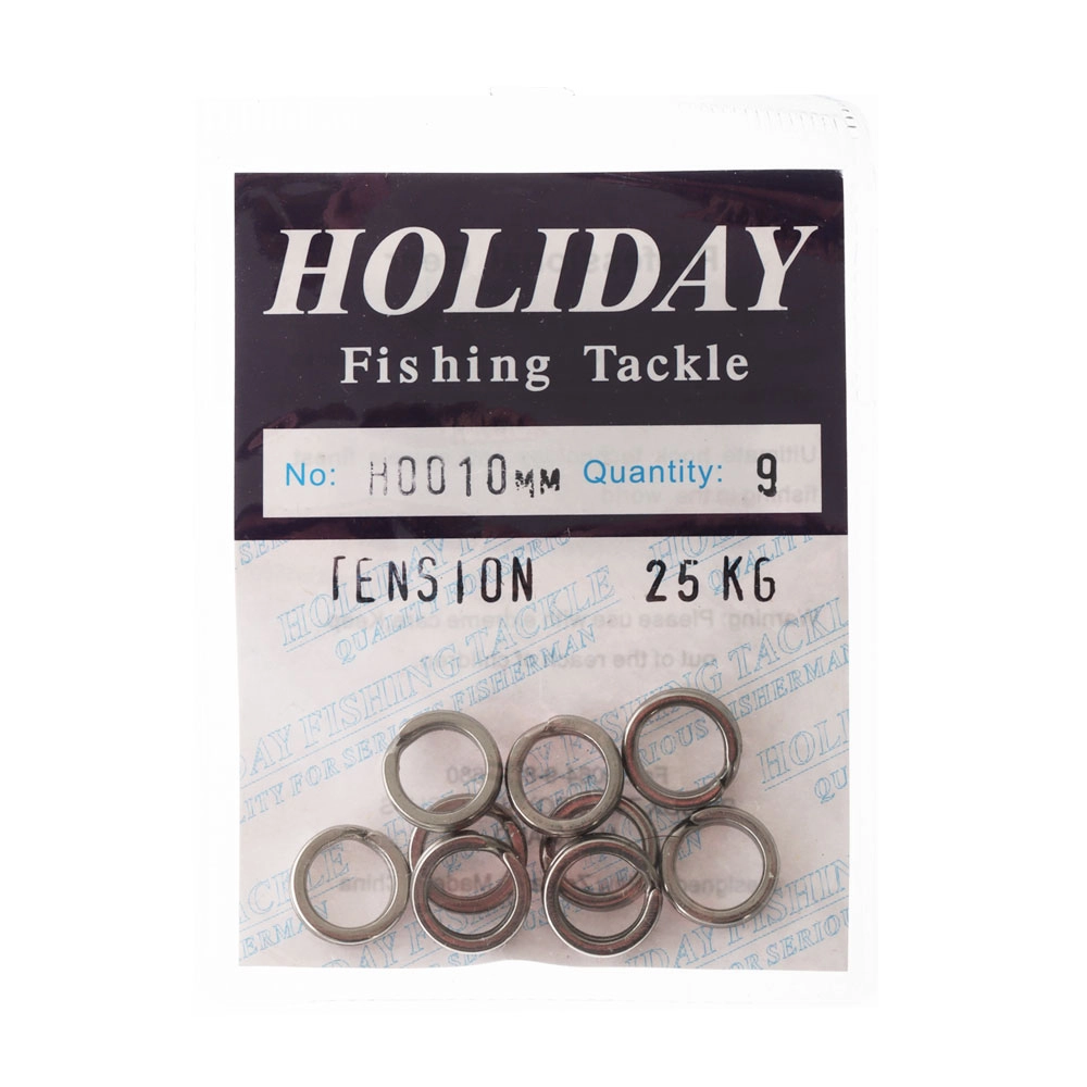 Holiday Double Loop Split Rings 10mm Holiday Double Loop Split Rings 10mm