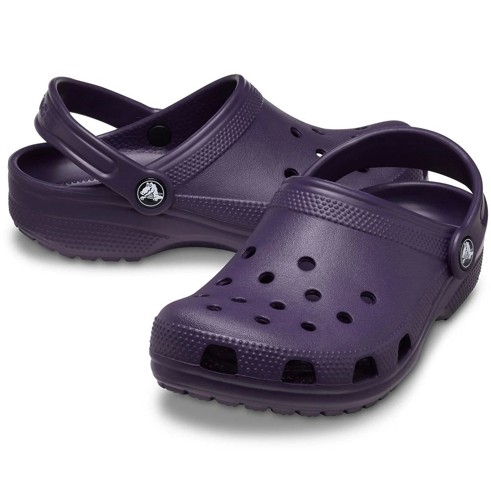 Crocs Classic Toddler Easy Slip-On Clogs Dark Iris C8