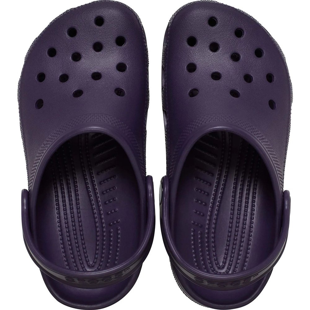 Crocs Classic Toddler Easy Slip-On Clogs Dark Iris C6
