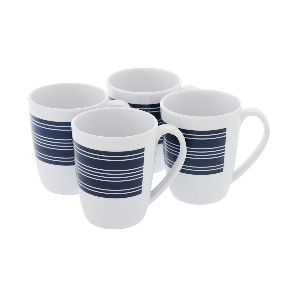 Campfire Shatter-Resistant Melamine 16-Piece Dinner Set Nautical