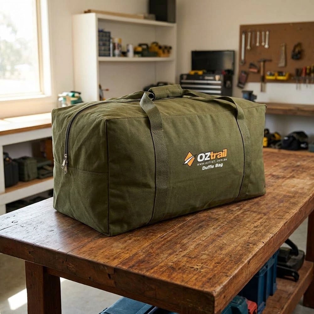 OZtrail Canvas Duffle Bag Extra Large 150L