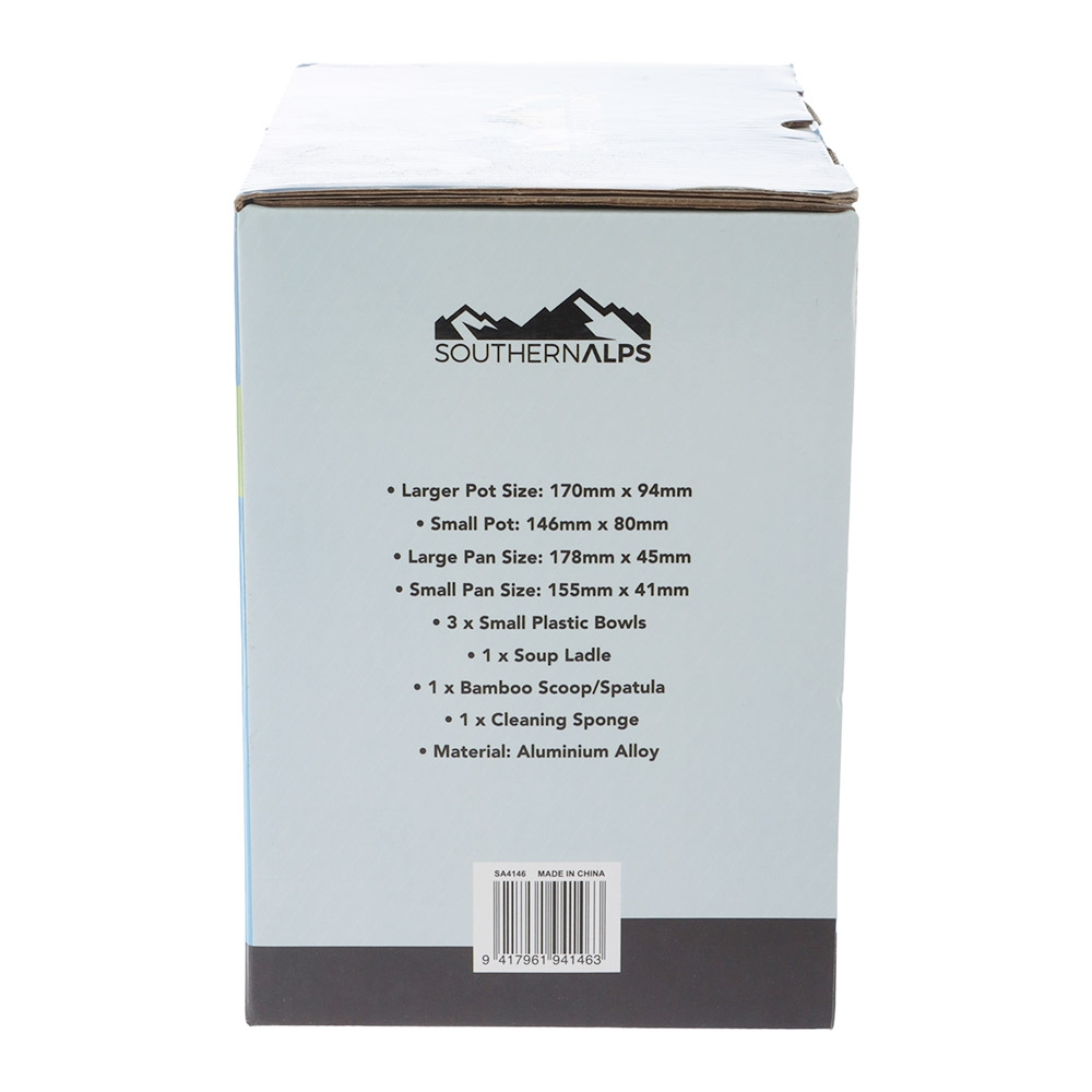 Southern Alps 10 Piece Camping Cook Set