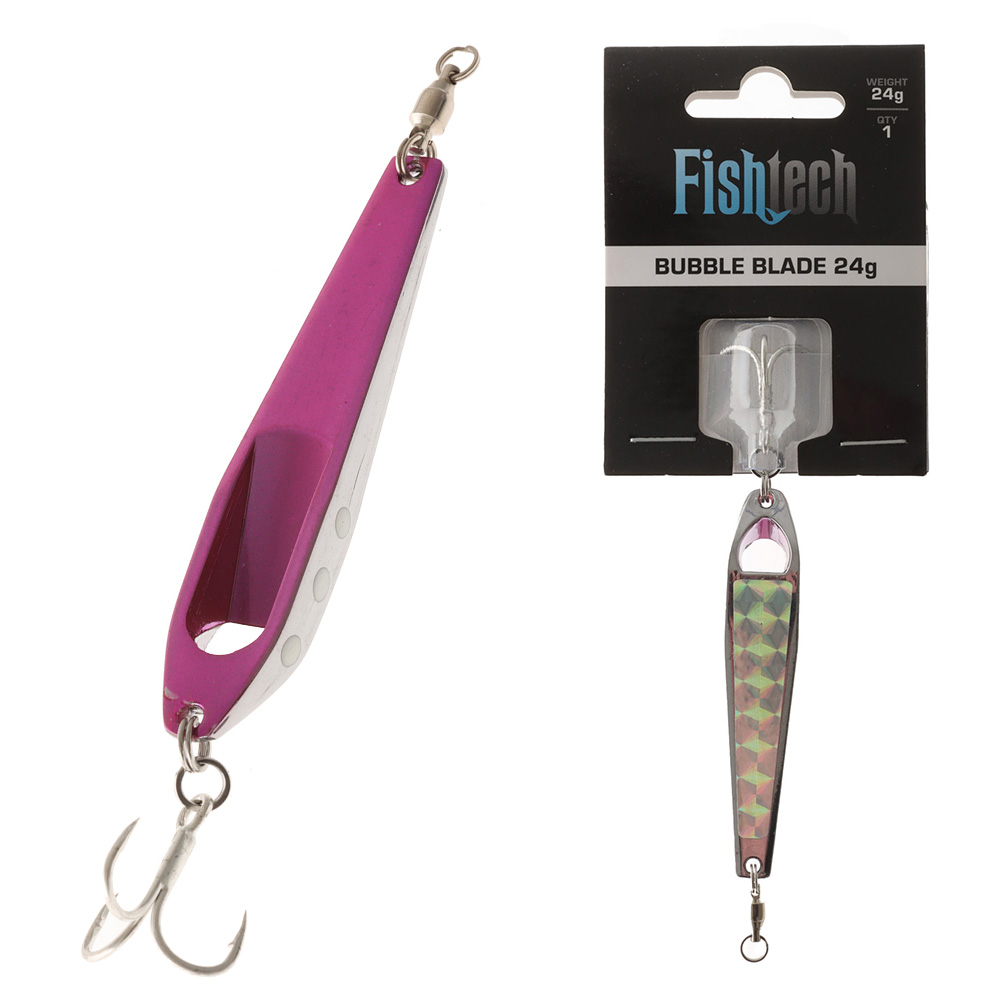 Fishtech Bubble Blade Lure Silver/Pink 24g