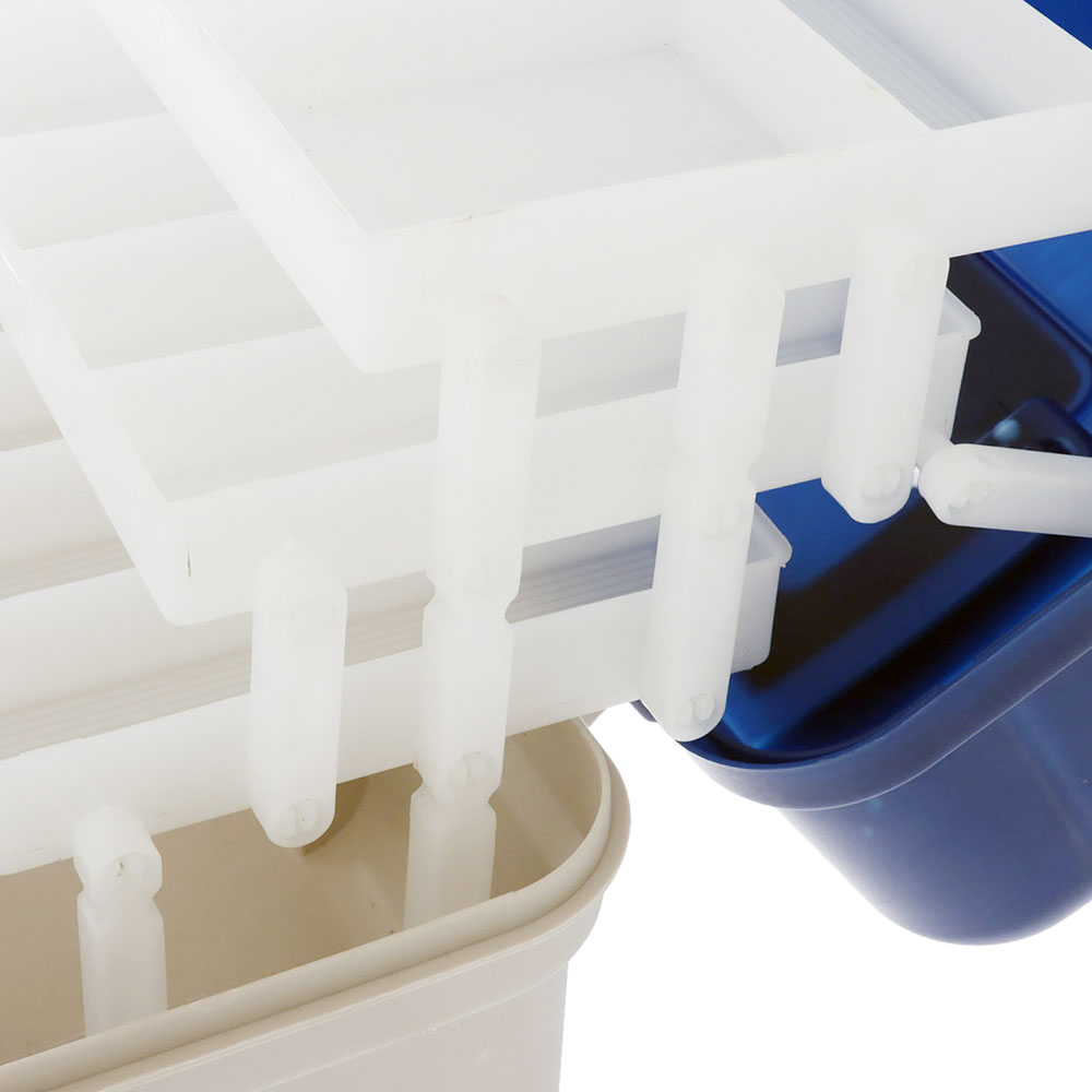 Pro Hunter Three-Tray Tackle Box Blue/Grey