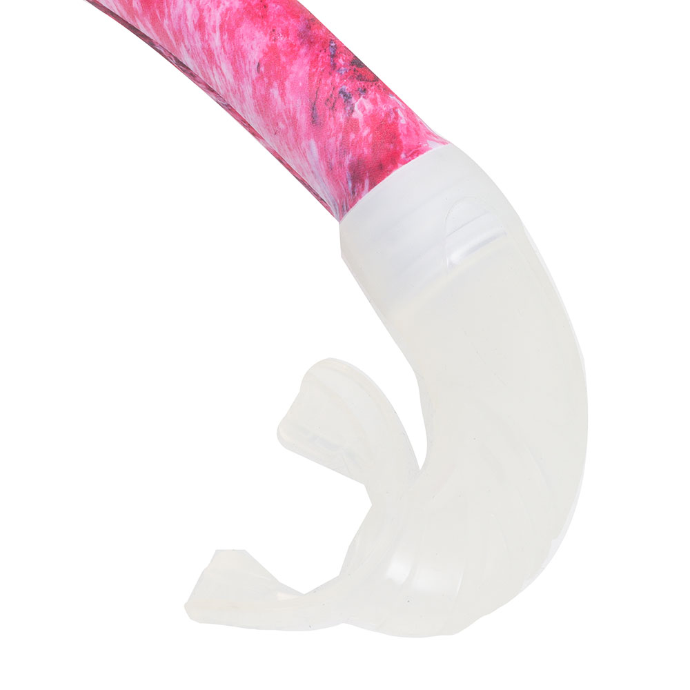 Pro-Dive Dry Top Dive Snorkel Pink Coral