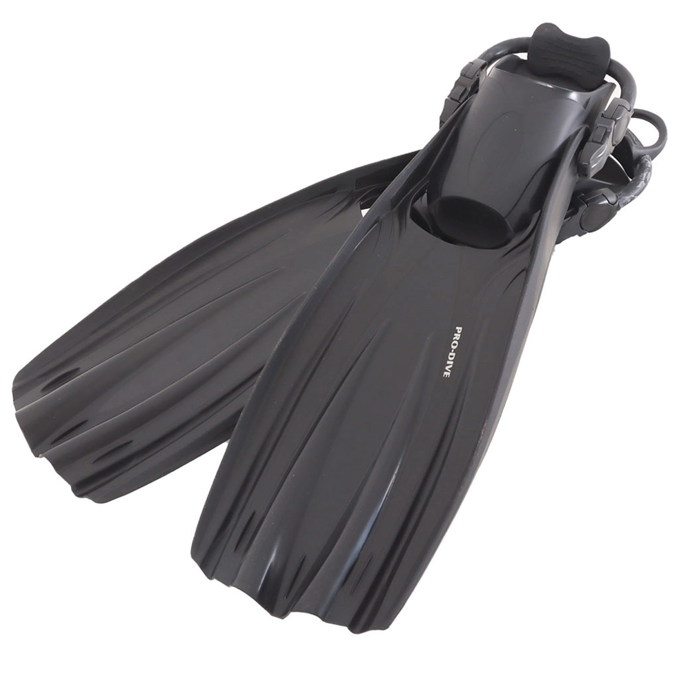 Pro-Dive New Era Open Heel Dive Fins Black US8-10.5 / L-XL Pro-Dive New Era Open Heel Dive Fins Black US8-10.5 / L-XL