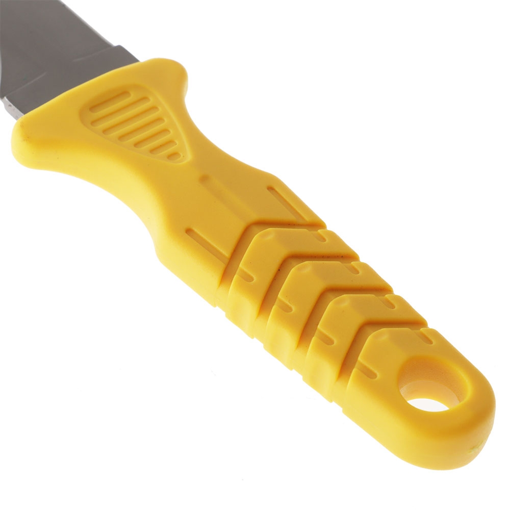 Pro-Dive Stalker Paua and Kina Dive Knife Yellow 7.5cm