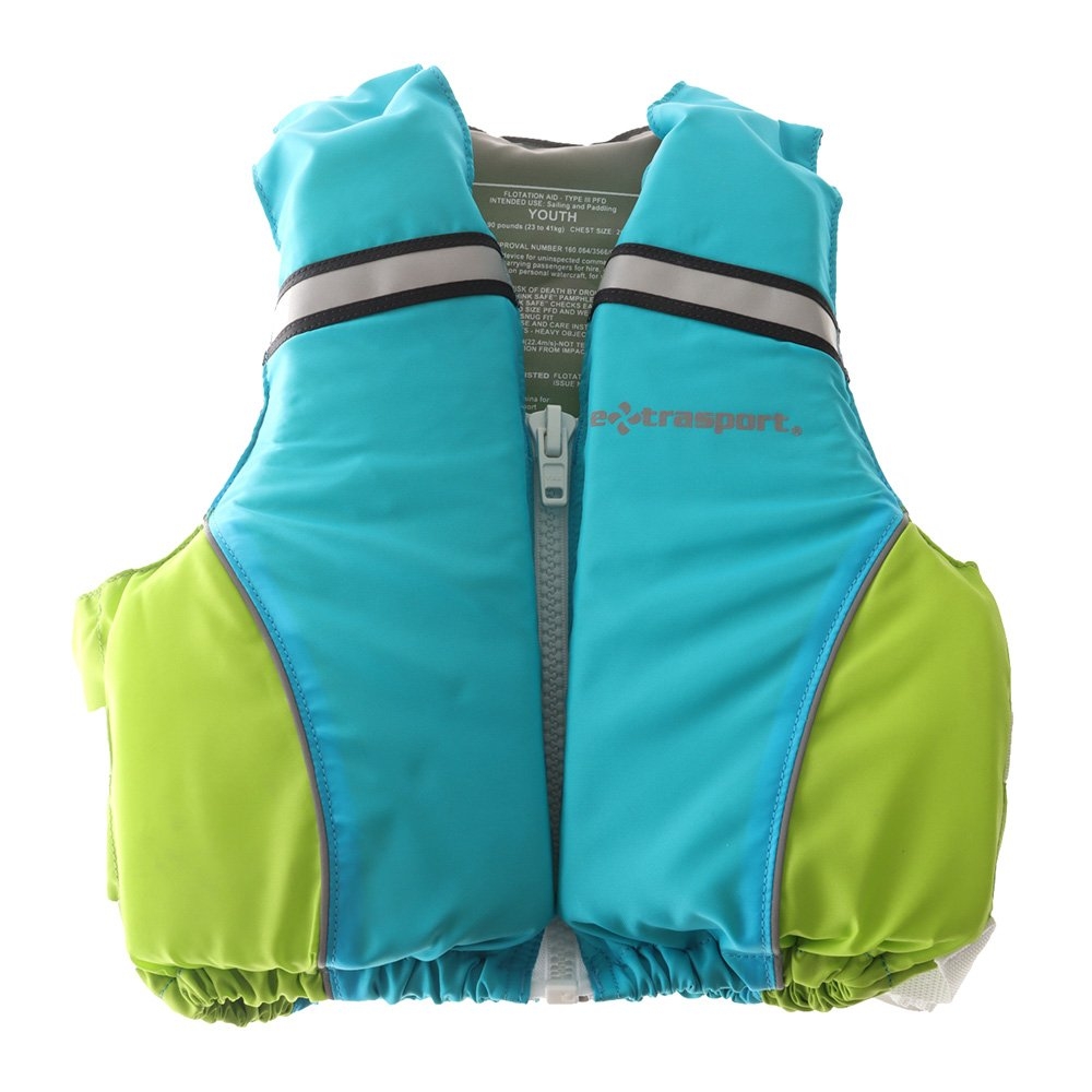 Old Town Volks Jr. Kids PFD Life Vest Blue Green 23-40kg