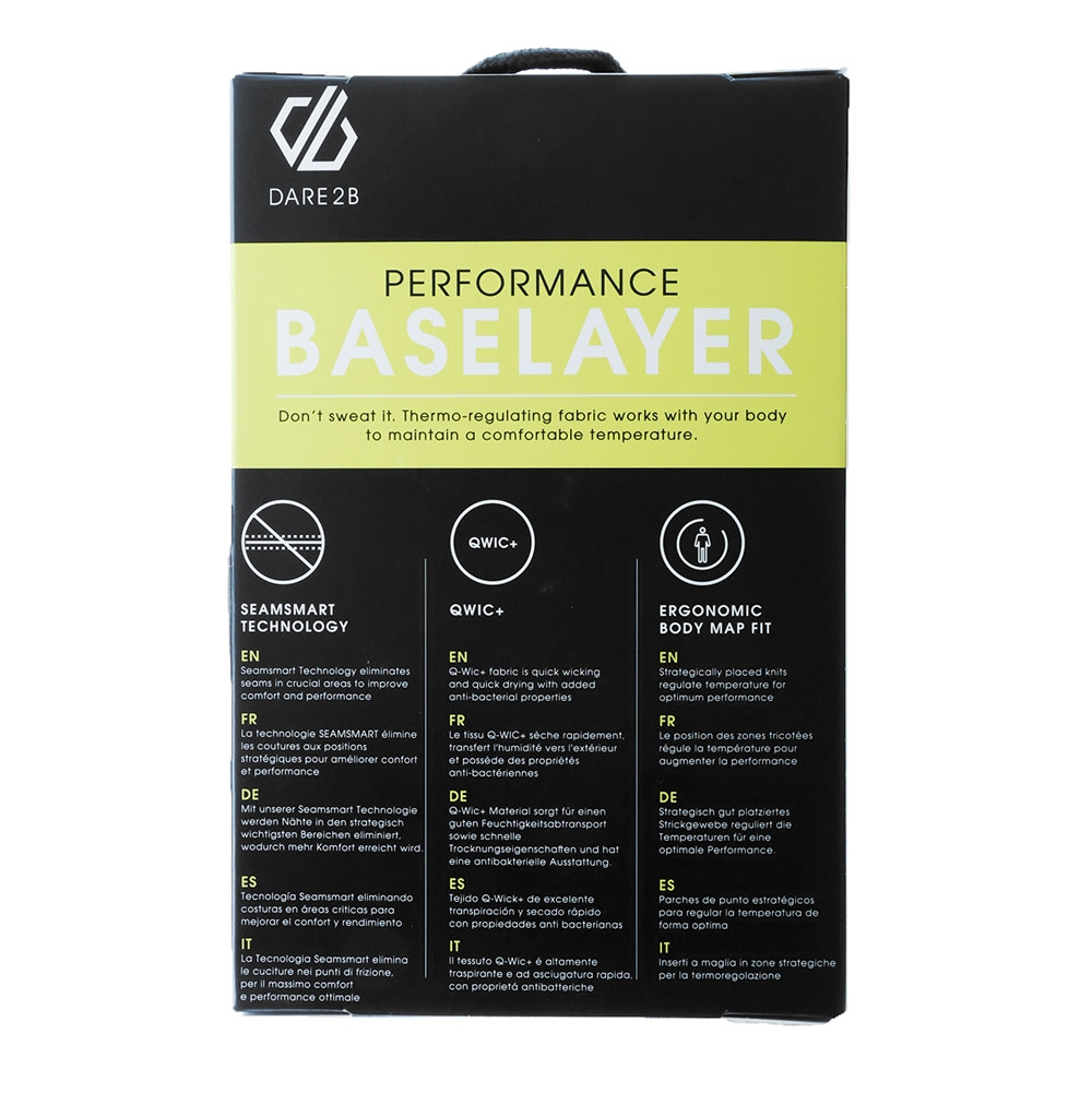 Dare2b In The Zone Performance Mens Long Sleeve Thermal Top Black M