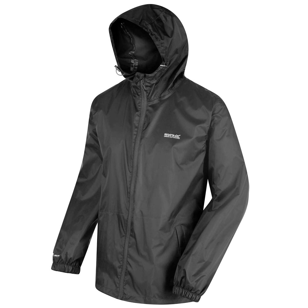 Regatta Pack It Slim Fit Mens Jacket Black Medium