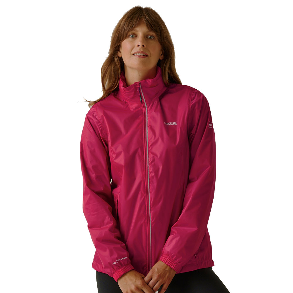 Regatta Corinne IV Womens Waterproof Packaway Jacket Dark Cerise Size 10