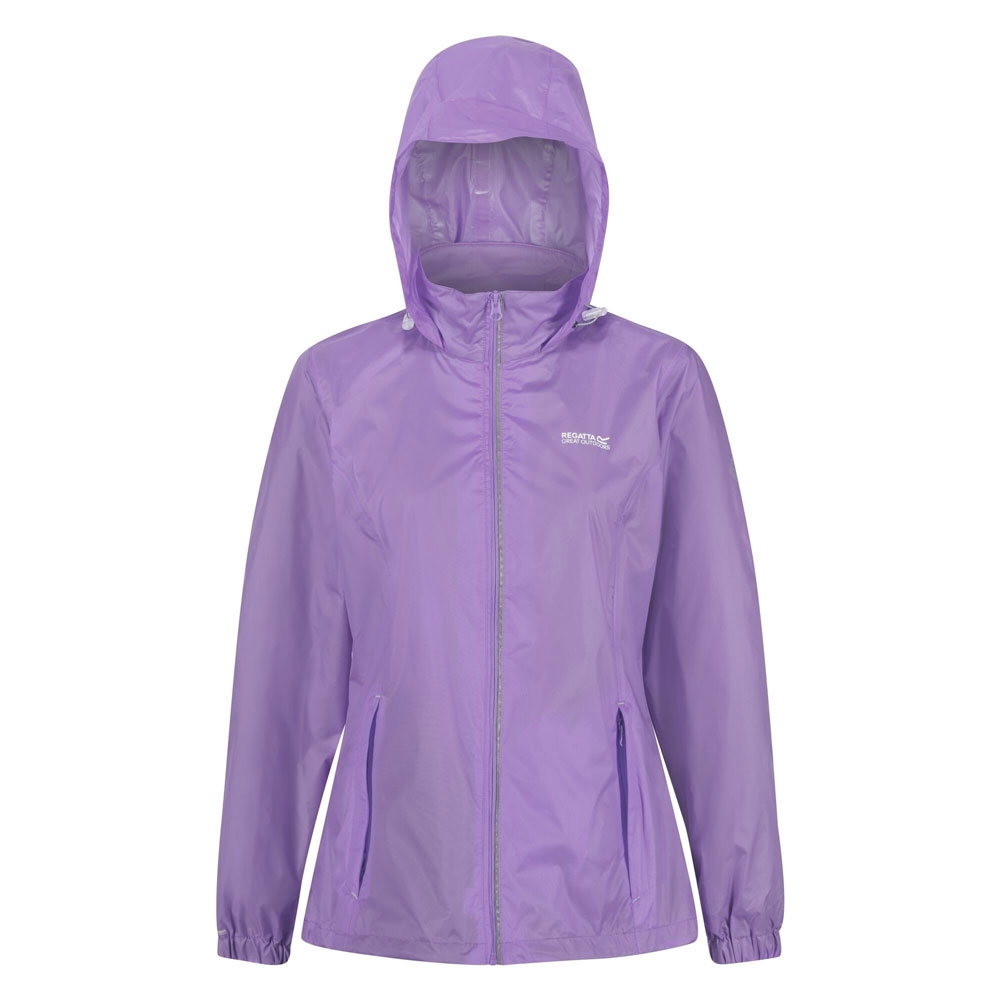 Regatta Corinne IV Womens Waterproof Packaway Jacket Light Purple Size 10