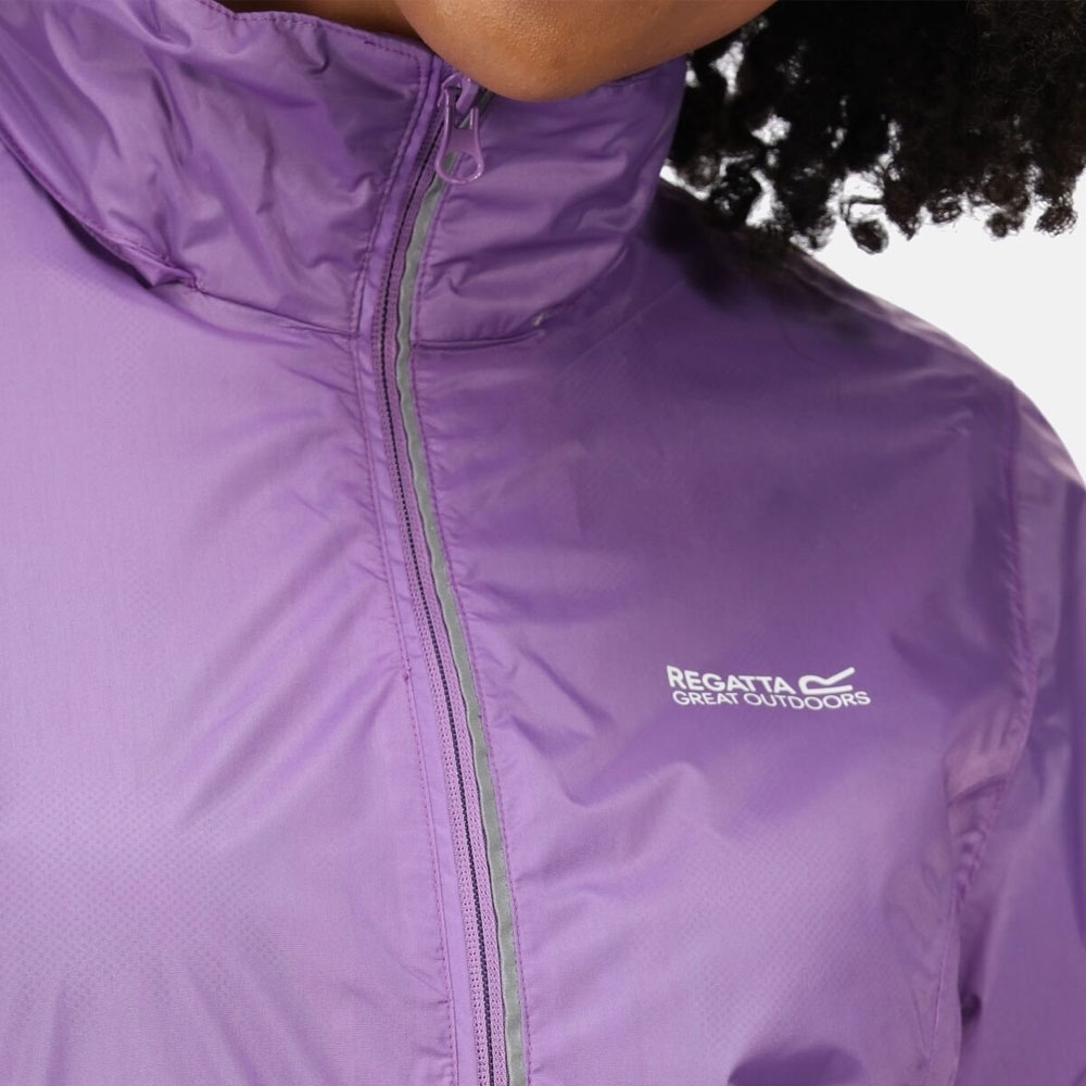 Regatta Corinne IV Womens Waterproof Packaway Jacket Light Purple Size 18