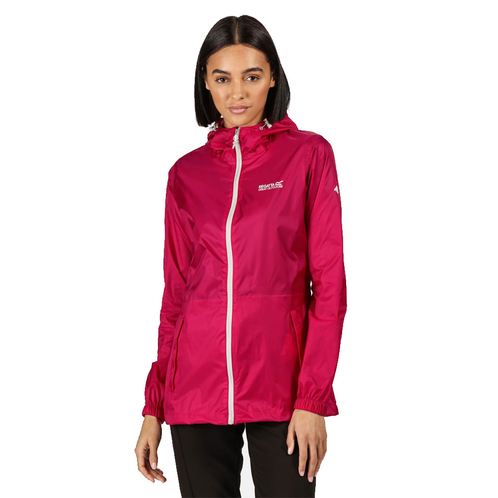 Regatta Pack It III Womens Waterproof Jacket Dark Cerise Size 10