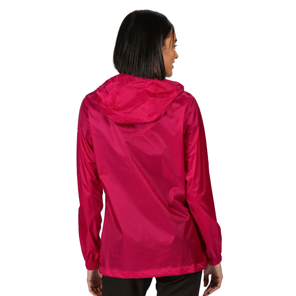 Regatta Pack It III Womens Waterproof Jacket Dark Cerise Size 14