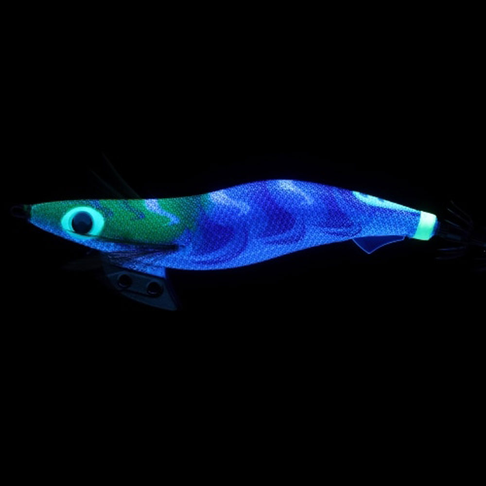 Yamashita EGI-OH K Neon Bright Squid Jig 3.5 105mm 071 PKB Blue