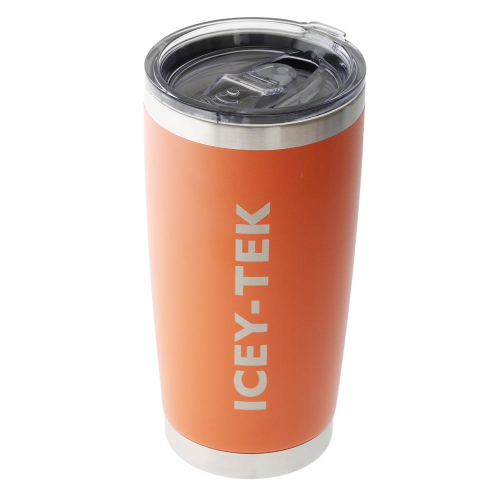Icey-Tek Coffee Insulated Travel Mug 590ml Orange