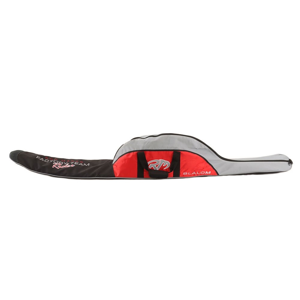 Ron Marks Rampage Hi-Wrap Slalom Water Ski incl Bindings and Cover Carry Case 172cm Orange