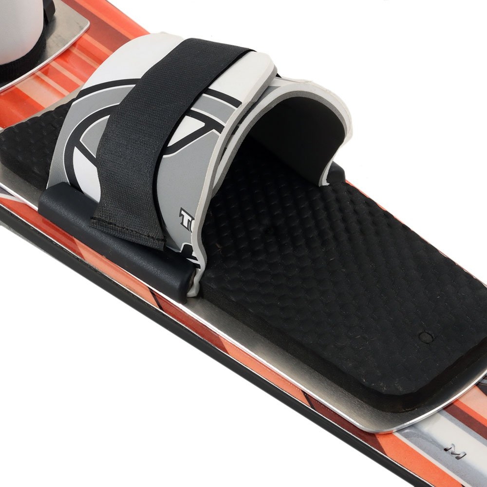 Ron Marks Rampage Hi-Wrap Slalom Water Ski incl Bindings and Cover Carry Case 172cm Orange