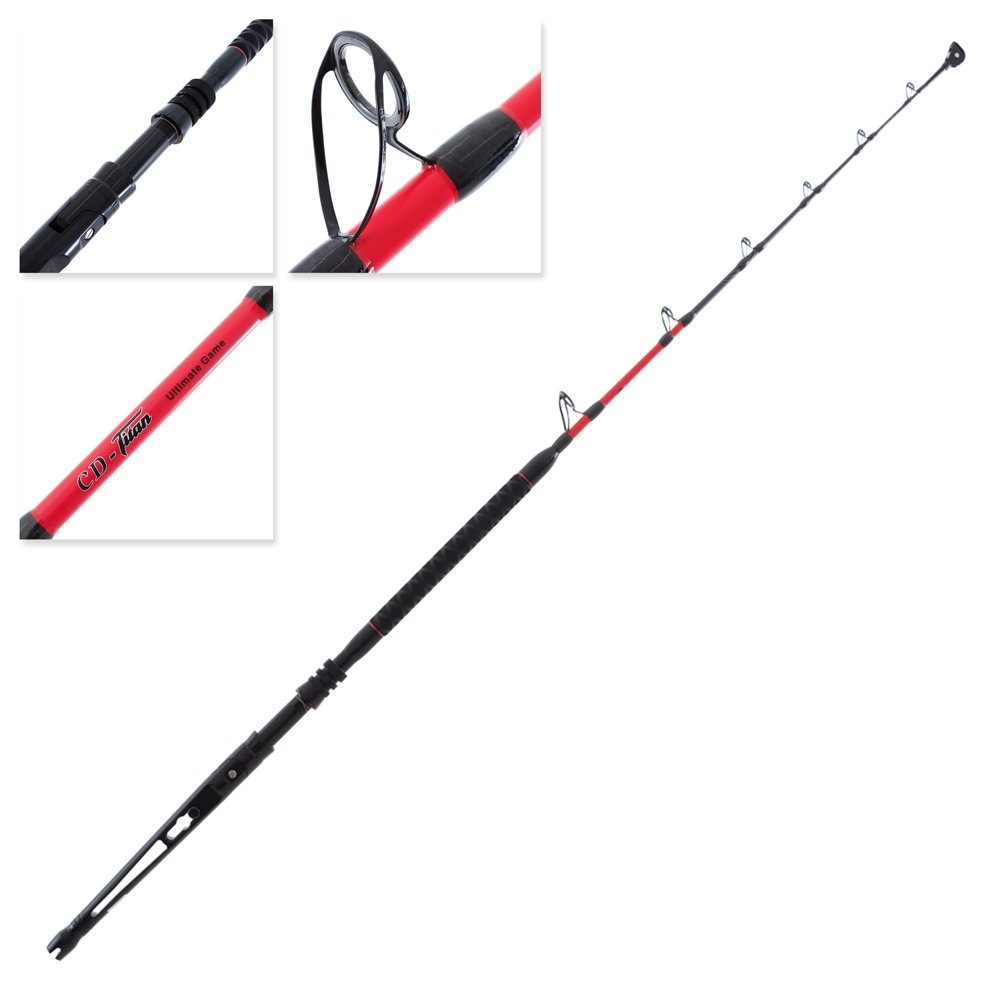 CD Rods Titan Ultimate Adjustable Butt Game Rod 6ft 37kg 1pc