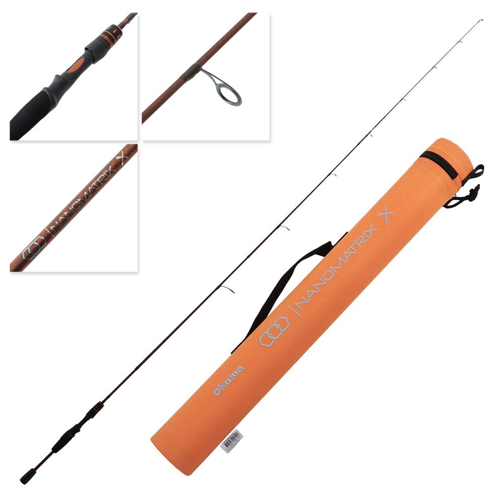 Okuma Nanomatrix X Light Trout Canal Spin Rod with Tube 7ft 3-15g 4pc